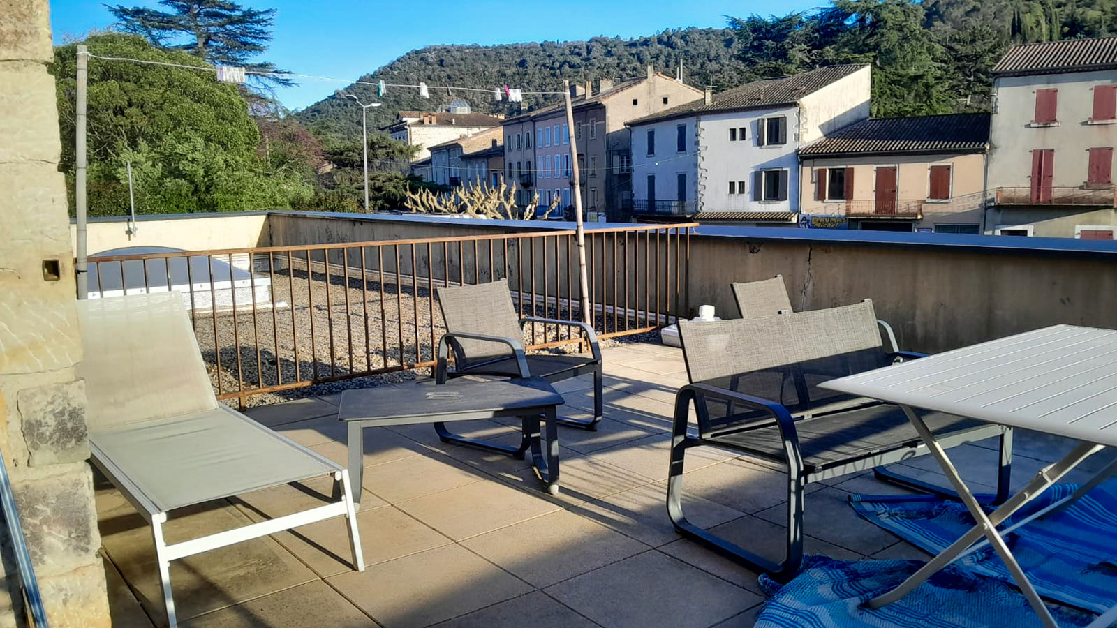 Appartement MSP pour remplaçans et stagiaires - vue depuis la terrasse